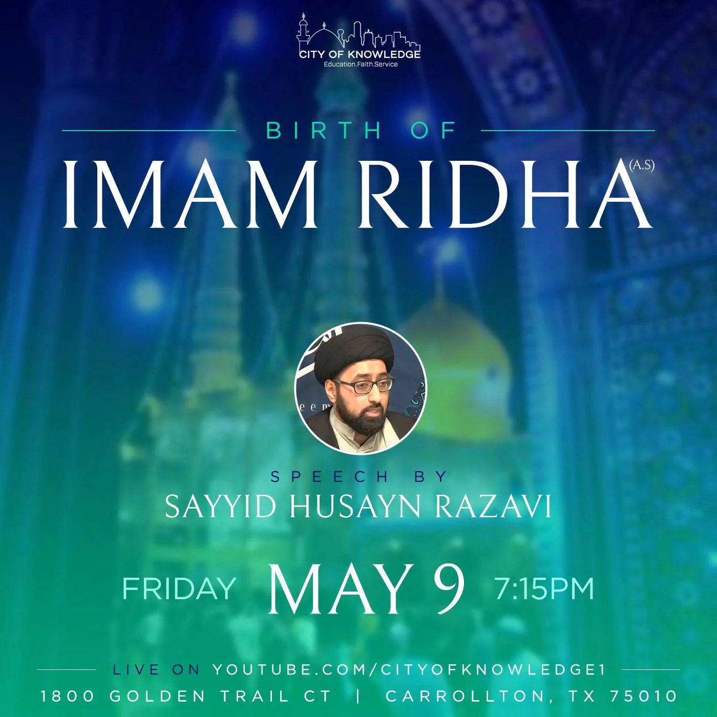 Celebration of Birth of Imam Ridha (as)
